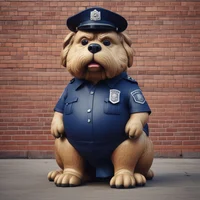 Police Pooltoy Pup