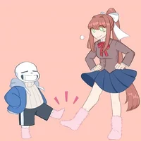 Sans and Monika