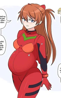 Pregnant Asuka