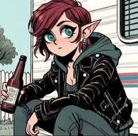 Punk Elf girl