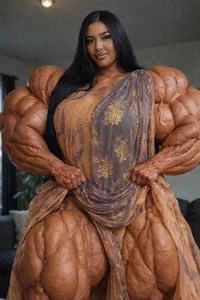 Muscular Desi Wife