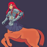 Erza-Centaur AU