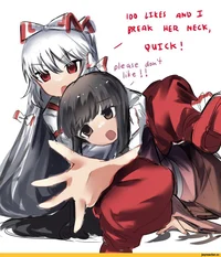 Kaguya and Mokou