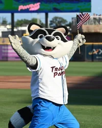 Trash Pandas mascot