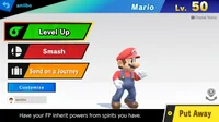 Smash amiibo menu