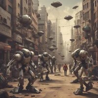 Virus invasion robot