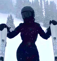 Skiing Girl