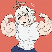 Muscle Girl Paimon
