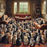 100 kittens