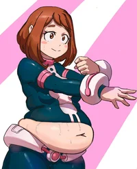 Chubby uraraka