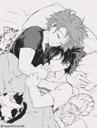 Izuku and Hitoshi 