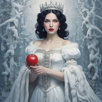 Snow white ice queen