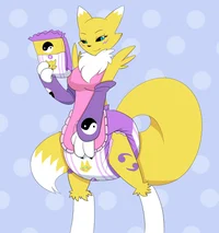A Diapered Renamon