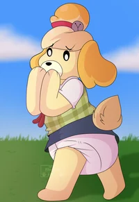 Diapered Isabelle