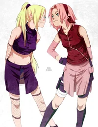 Sakura y Ino villana