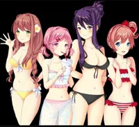 Plage DDLC harem 