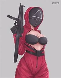 Triangle Girl love u