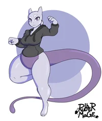 Anthro Mewtwo TF TG