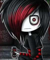 Emo boy stalker 