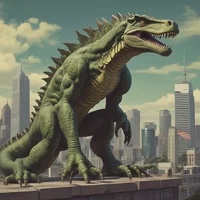 Great kaiju reptile 