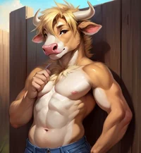 Femboy Cow Eli 
