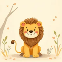Nature the lion