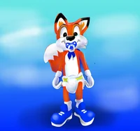 A Diapered Lucky Fox