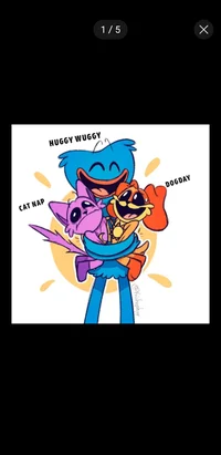 Huggy cat nap dog da