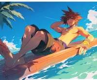 Shirtless Sora