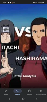 Itachi vs Hashirama