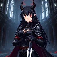 Tsundere demon queen