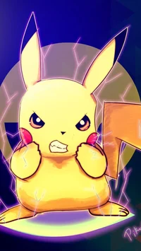 Pikachu Angry