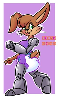 A Diapered Bunnie R