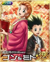 Gon and Aunt mito