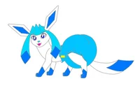 A Diapered Glaceon