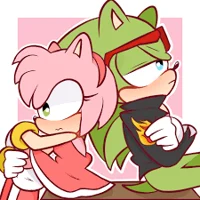 Amy Rose Y Scourge