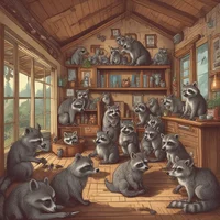 Raccoon invasion