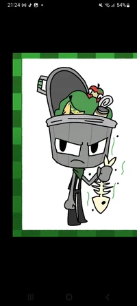 Trashon the trashcan