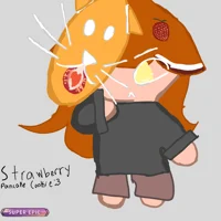 Strawberry p cookie