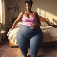 Fat black girl 