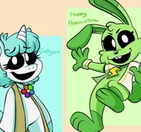 Craftycorn and Hoppy