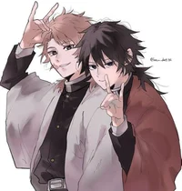 Giyuu y Sabito