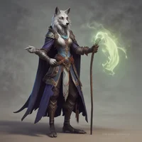 Lupinian mage mentor