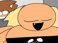 Crotch sat on a wall