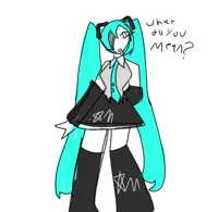 Trapped miku au