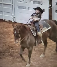 Child horse rider