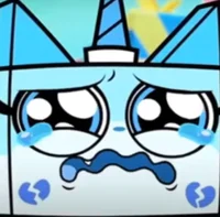 sad unikitty 