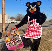 Butter bear Mascot
