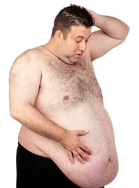 Fat lazy dad