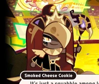 Smoked cheese cookie